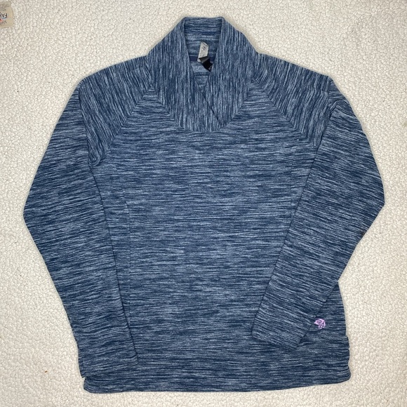 Mountain Hardwear Blue Fleece Pullover: Size Medium - Picture 1 of 11